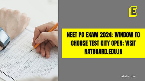 Eligible candidates may access the window through the official website of NBEMS