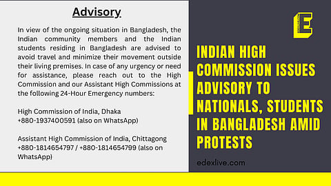 Advisory to Indian nationals