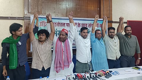 INDIA bloc student bodies press meet