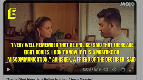 Burkha Dutt and Abhishek 
