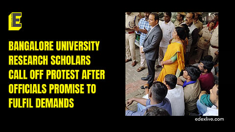 Bangalore University research scholars end protest