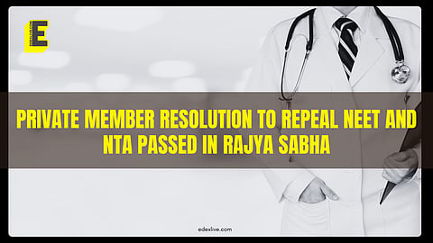 NEET and NTA need to be repealed