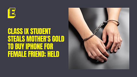 Delhi: Class IX student steals mother's gold to buy iPhone for female friend; held