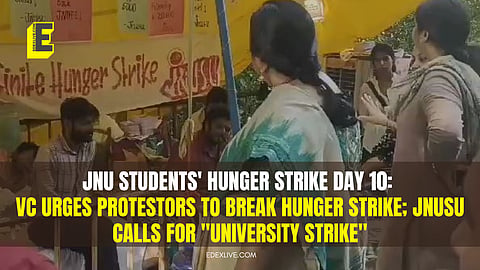 JNUSU strike entered tenth day