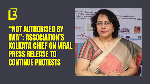 IMA Kolkata Branch President Dr Sarbari Dutta clears the air