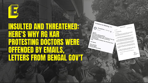 Insulted and threatened: Here's why RG Kar protesting doctors were offended by emails, letters from Bengal gov't