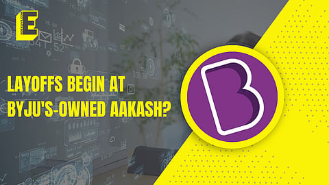 Layoffs begin at BYJU'S-owned Aakash? Is the EdTech planning to re-strategise its business model?