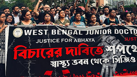 Protest against the RG Kar incident. Image used for representational purposes. 