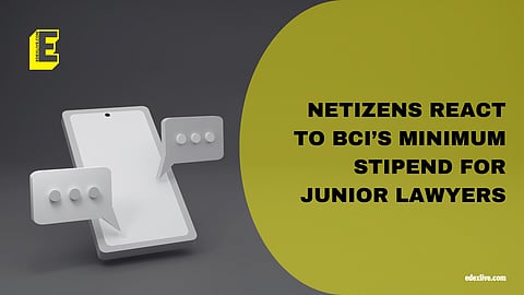 BCI’s minimum stipend for junior lawyers: Advocates share thoughts on X