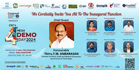 Crescent Innovation and Incubation Council - CIIC Mega Demo Day on Oct 24-25 | Here are details