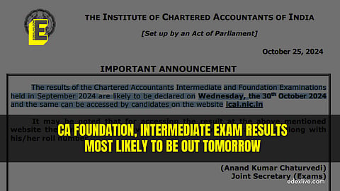 CA results...