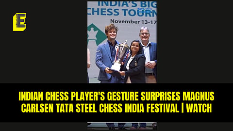Magnus Carlsen at Tata Steel Chess India Festival 