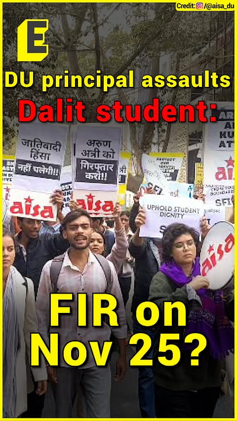 Dalit student harassed by DU principal: Will FIR be lodged today? 