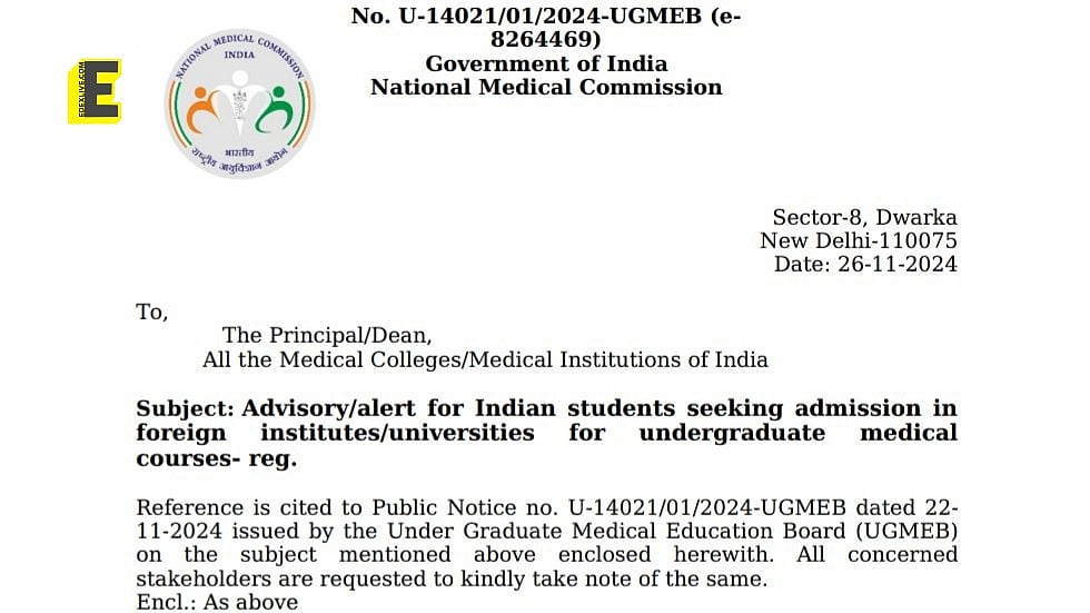 Planning to study MBBS abroad? NMC issues advisory | Details here - EdexLive