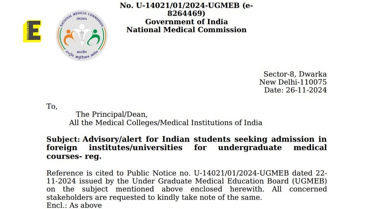 Planning to study MBBS abroad? NMC issues advisory | Details here - EdexLive