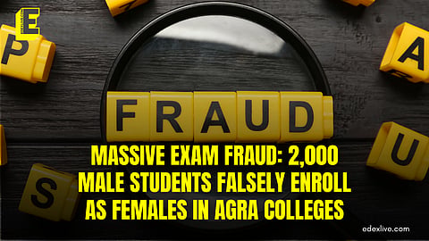 Massive exam fraud in Agra