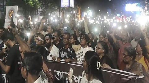 Doctors of Kolkata in protest. Representational image. 