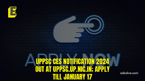 UPPSC CES notification 2024 
