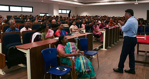 Dr Albert Rayan during the seminar