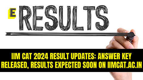 IIM CAT 2024 result updates