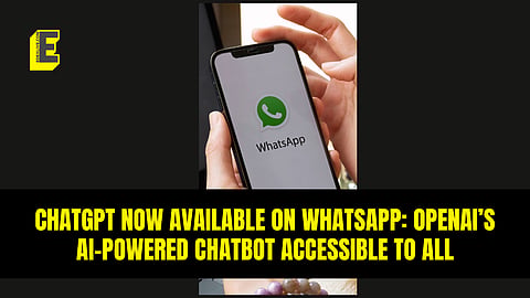 ChatGPT now available on WhatsApp