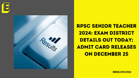RPSC senior teacher 2024