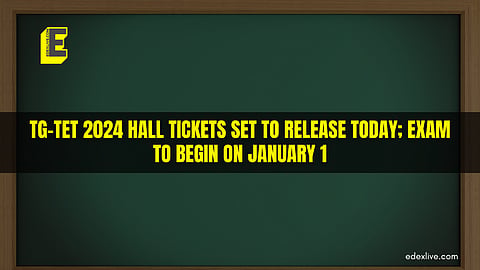 TG-TET 2024 hall tickets