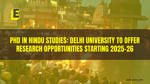 PhD in Hindu studies by Delhi University