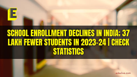 School enrollment declines in India