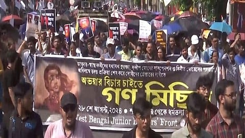 WBJDF's previous protest march demanding justice