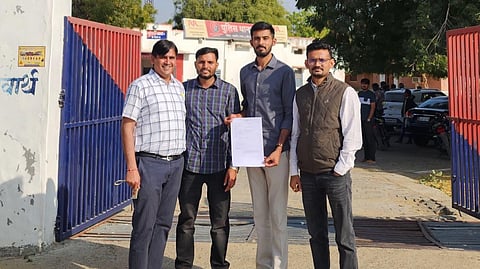 The doctor & members of the UDF filing an official complaint on February 2.