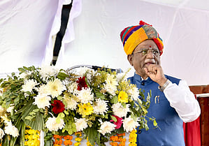 Rajasthan Governor Haribhau Bagde urges female students to take action against misconduct, advising them to retaliate when faced with harassment