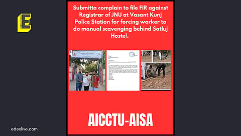 Manual scavenging incident at JNU