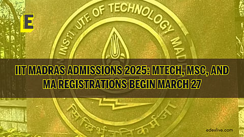 IIT Madras admissions 2025