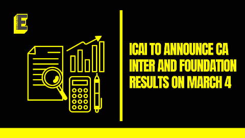 ICAI to announce CA inter and Foundation results