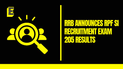 RRB RPF SI recruitment 