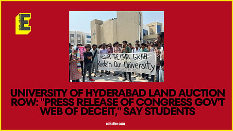 University of Hyderabad land auction row