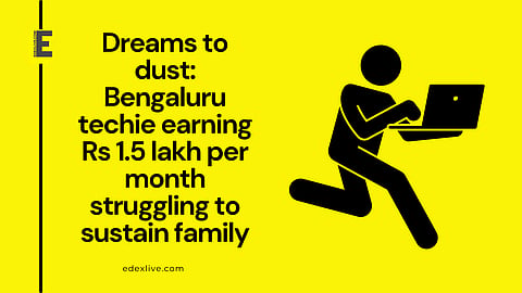 Bengaluru techie earning Rs 1.5 lakh per month struggling