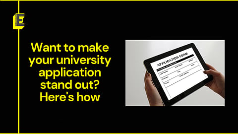 Writing your university application