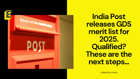 India Post releases GDS merit list for 2025