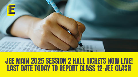 Currently, admit cards are only available for the April 2-4 exam window