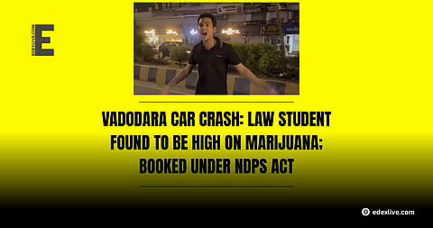 Vadodara car crash: Law student found under drug's influence