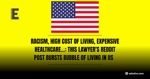 Reddit post bursts bubble of living in US