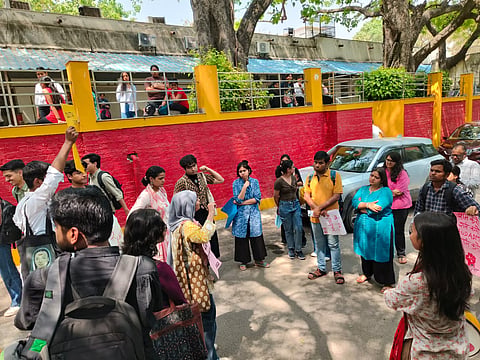 Students protesting