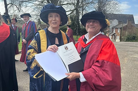 During the ceremony 
