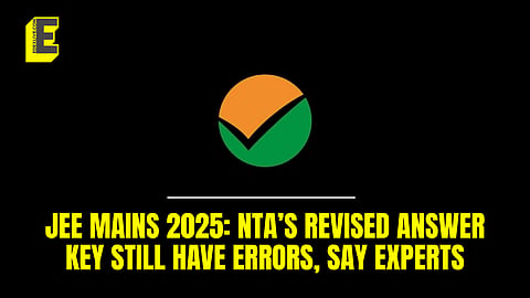 JEE Mains 2025: NTA’s revised answer key still have errors? Experts list them ALL out