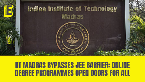 This initiative creates an accessible route to prestigious IIT education without requiring the competitive JEE scores.