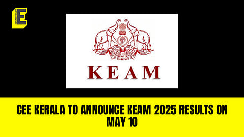 KEAM 2025 results to be announced today