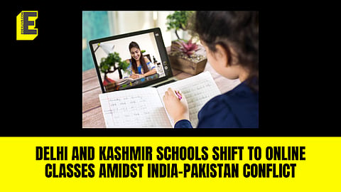 Delhi and Kashmir school shift to online class