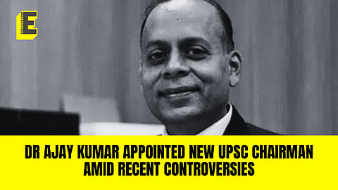Dr Ajay Kumar appointed new UPSC chairman